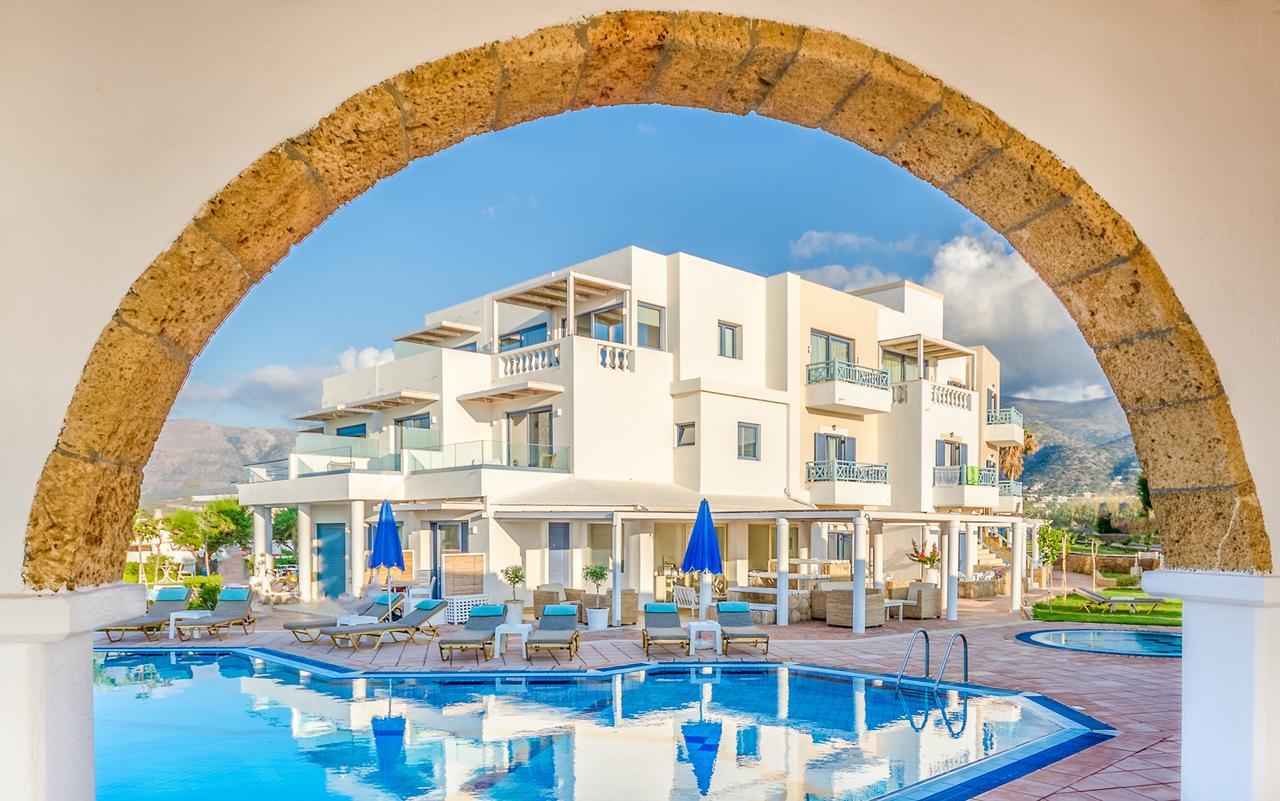 Апарт отель Pyrgos Blue Малиа Экстерьер фото